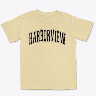 Harborview Elementary School Varsity Arch Premium Heavyweight T-shirt