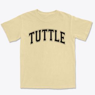 Tuttle Elementary School Varsity Arch Premium Heavyweight T-shirt
