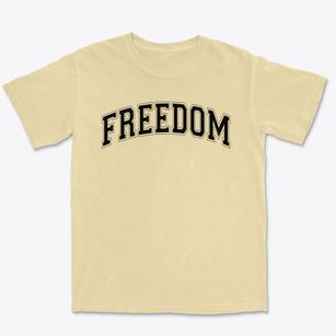 Freedom High School Varsity Arch Premium Heavyweight T-shirt