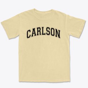 Carlson Elementary School Varsity Arch Premium Heavyweight T-shirt