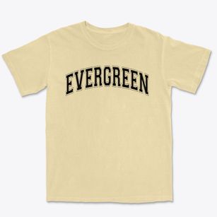 Evergreen Baptist Christian School Varsity Arch Premium Heavyweight T-shirt