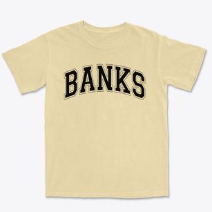 Banks County Upper Elementary School Varsity Arch Premium Heavyweight T-shirt
