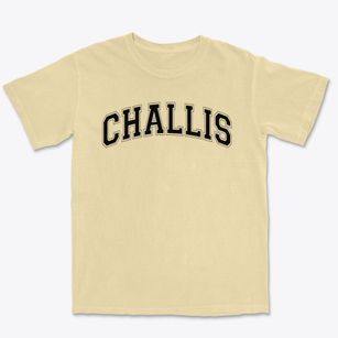 Challis Elementary School Varsity Arch Premium Heavyweight T-shirt