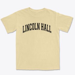 Lincoln Hall Middle School Varsity Arch Premium Heavyweight T-shirt