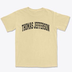 Thomas Jefferson Elementary School Varsity Arch Premium Heavyweight T-shirt