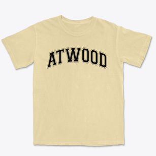 Atwood Elementary School Varsity Arch Premium Heavyweight T-shirt