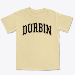 Durbin Elementary School Varsity Arch Premium Heavyweight T-shirt
