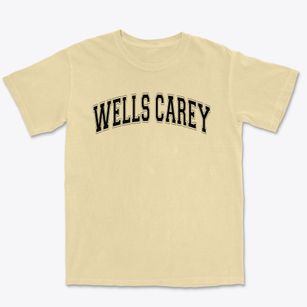 Wells Carey Elementary School Varsity Arch Premium Heavyweight T-shirt