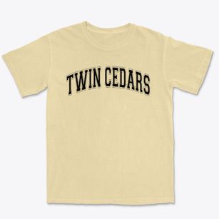 Twin Cedars Community School Varsity Arch Premium Heavyweight T-shirt