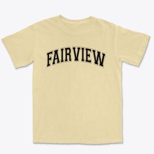 Fairview Elementary School Varsity Arch Premium Heavyweight T-shirt