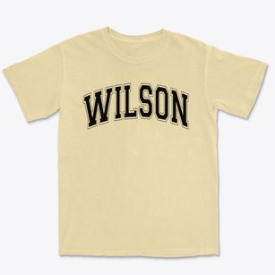 Marilyn Wilson Elementary School Varsity Arch Premium Heavyweight T-shirt