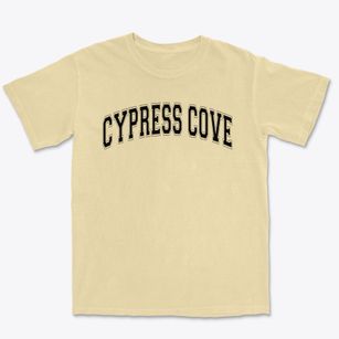 Cypress Cove Elementary School Varsity Arch Premium Heavyweight T-shirt