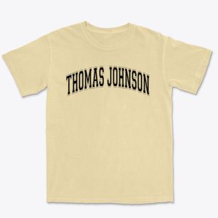 Governor Thomas Johnson High School Varsity Arch Premium Heavyweight T-shirt