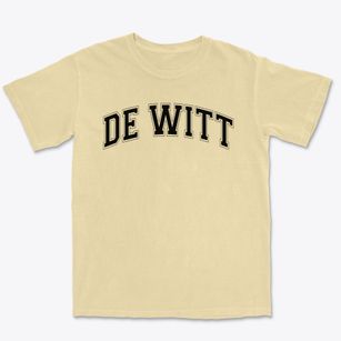 De Witt Middle School Varsity Arch Premium Heavyweight T-shirt