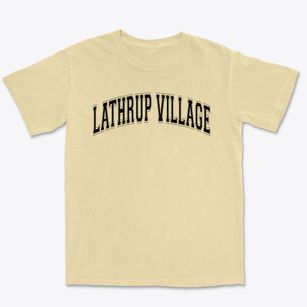 Academy Of Lathrup Village Charter Varsity Arch Premium Heavyweight T-shirt