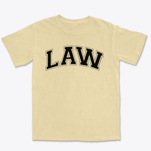 Law Middle School Varsity Arch Premium Heavyweight T-shirt