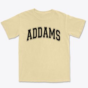 Addams Middle School Varsity Arch Premium Heavyweight T-shirt
