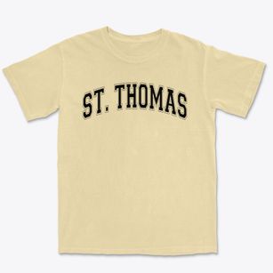 Saint Thomas Elementary School Varsity Arch Premium Heavyweight T-shirt