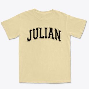 Julian Charter School Varsity Arch Premium Heavyweight T-shirt