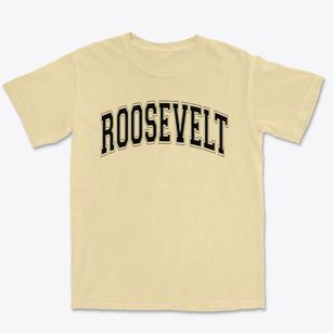 Roosevelt Elementary School Varsity Arch Premium Heavyweight T-shirt