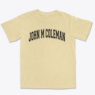 Is 271 John M Coleman Varsity Arch Premium Heavyweight T-shirt