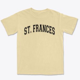 Saint Frances Of Rome School Varsity Arch Premium Heavyweight T-shirt