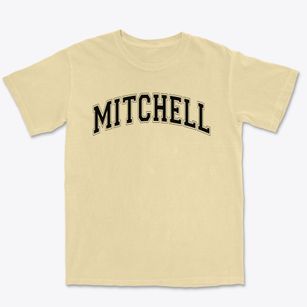 Mitchell High School Varsity Arch Premium Heavyweight T-shirt