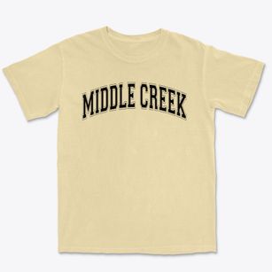 Middle Creek High School Varsity Arch Premium Heavyweight T-shirt
