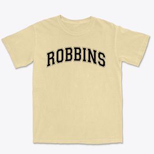 Robbins Elementary School Varsity Arch Premium Heavyweight T-shirt