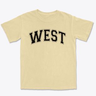 West Side Montessori Center Varsity Arch Premium Heavyweight T-shirt