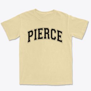 Pierce Elementary School Varsity Arch Premium Heavyweight T-shirt