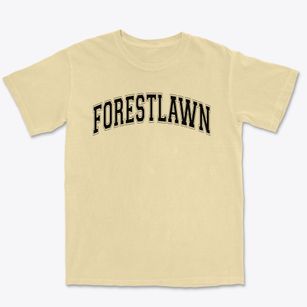Forestlawn School Varsity Arch Premium Heavyweight T-shirt