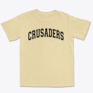 Crusaders For Christ School Varsity Arch Premium Heavyweight T-shirt