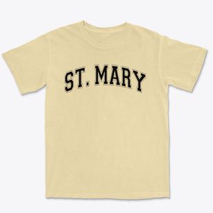 St. Mary Help Of Christians School Varsity Arch Premium Heavyweight T-shirt