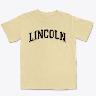 Lincoln Elementary School Varsity Arch Premium Heavyweight T-shirt