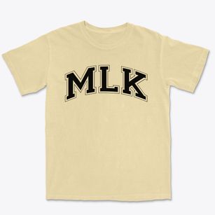 Dr Martin Luther King Jr Academy Varsity Arch Premium Heavyweight T-shirt