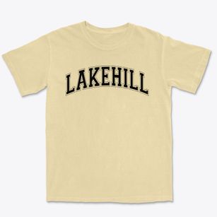 Lakehill Prep School Varsity Arch Premium Heavyweight T-shirt