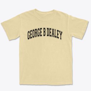 George B Dealey Middle School Varsity Arch Premium Heavyweight T-shirt