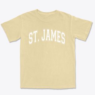Saint James Day School Varsity Arch Premium Heavyweight T-shirt