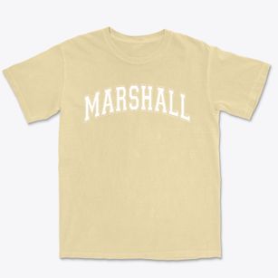 Marshall High School Varsity Arch Premium Heavyweight T-shirt