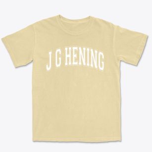 J G Hening Elementary School Varsity Arch Premium Heavyweight T-shirt