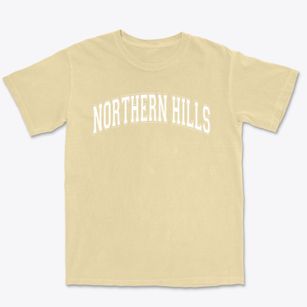 Northern Hills Elementary School Varsity Arch Premium Heavyweight T-shirt