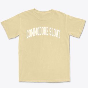 Commodore Sloat Elementary School Varsity Arch Premium Heavyweight T-shirt