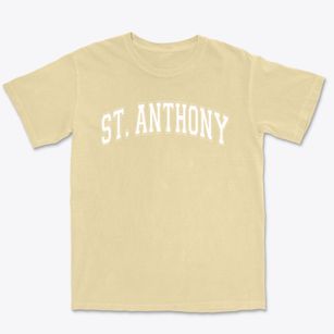 Saint Anthony Immaculate Conception Varsity Arch Premium Heavyweight T-shirt