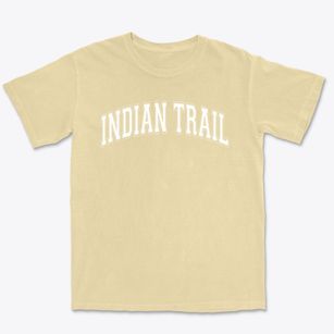 Indian Trail Junior High School Varsity Arch Premium Heavyweight T-shirt