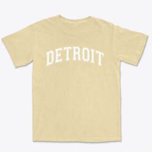 Detroit Community High School Varsity Arch Premium Heavyweight T-shirt