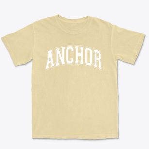 Anchor Bay Lighthouse Middle School Varsity Arch Premium Heavyweight T-shirt
