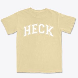 Heck Elementary School Varsity Arch Premium Heavyweight T-shirt