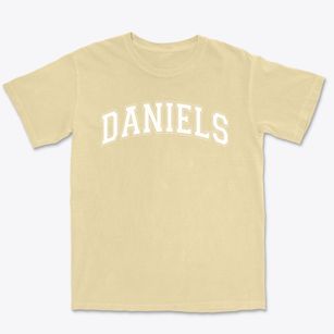 Daniels Middle School Varsity Arch Premium Heavyweight T-shirt