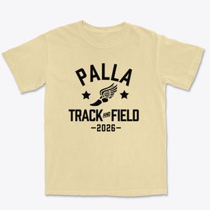 Palla Elementary School Track and Field Premium Heavyweight T-shirt